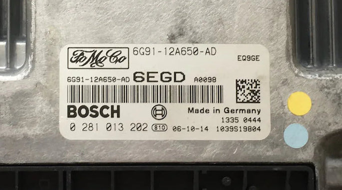 ECU 6G91-12A650-AD 6EGD 0281018202 LAND ROVER L359 2.2 TD4 118 KW EDC 17C08-5.23