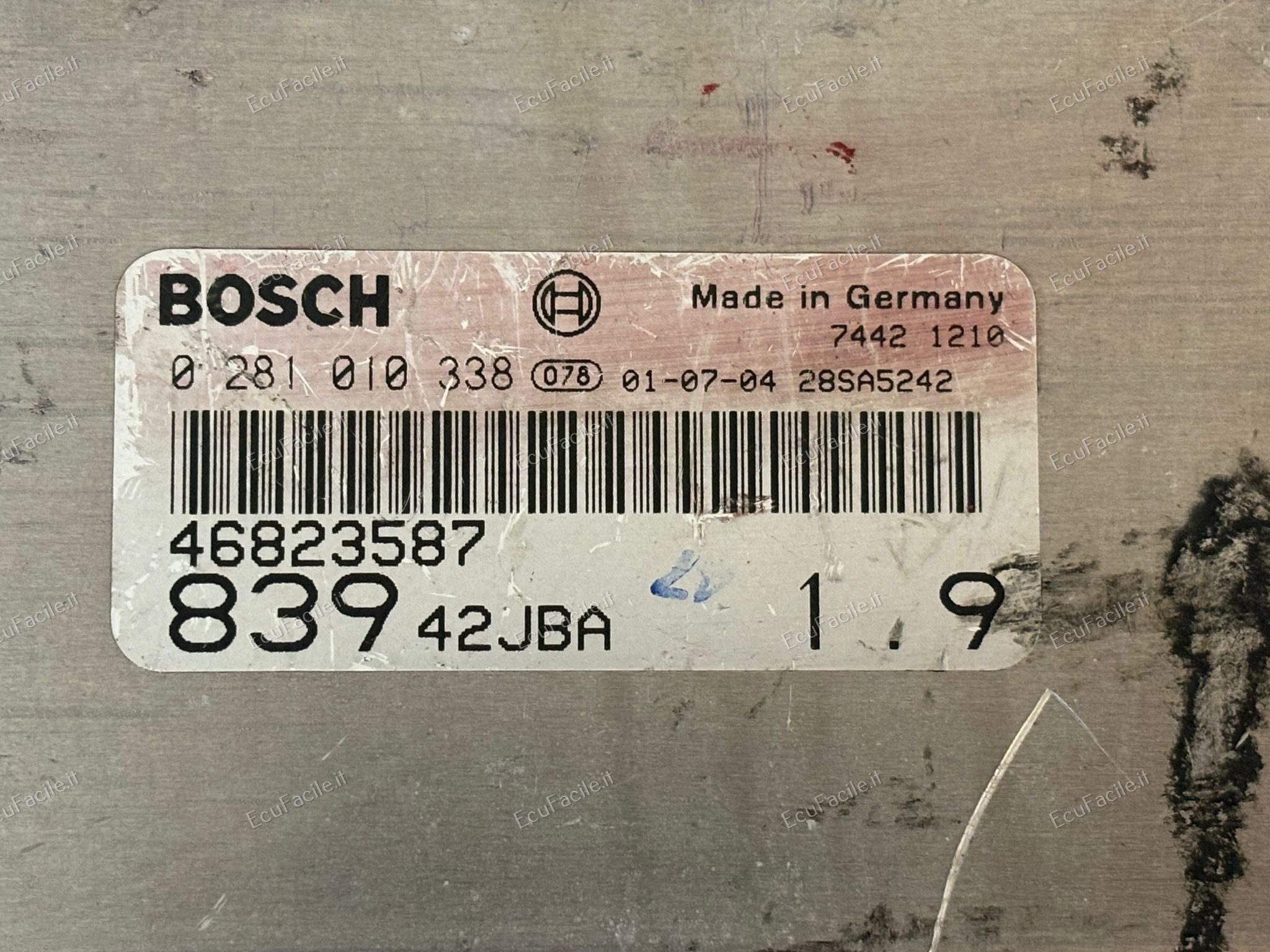ECU Bosch Lancia Lybra 1.9 JTD 0281010338 839 42WAA
