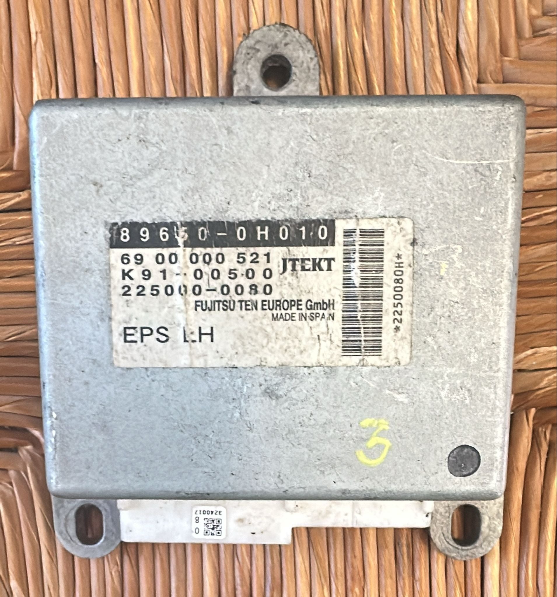ECU STERZO PEUGEOT 107 CITROEN C1 6900000521 896500H010