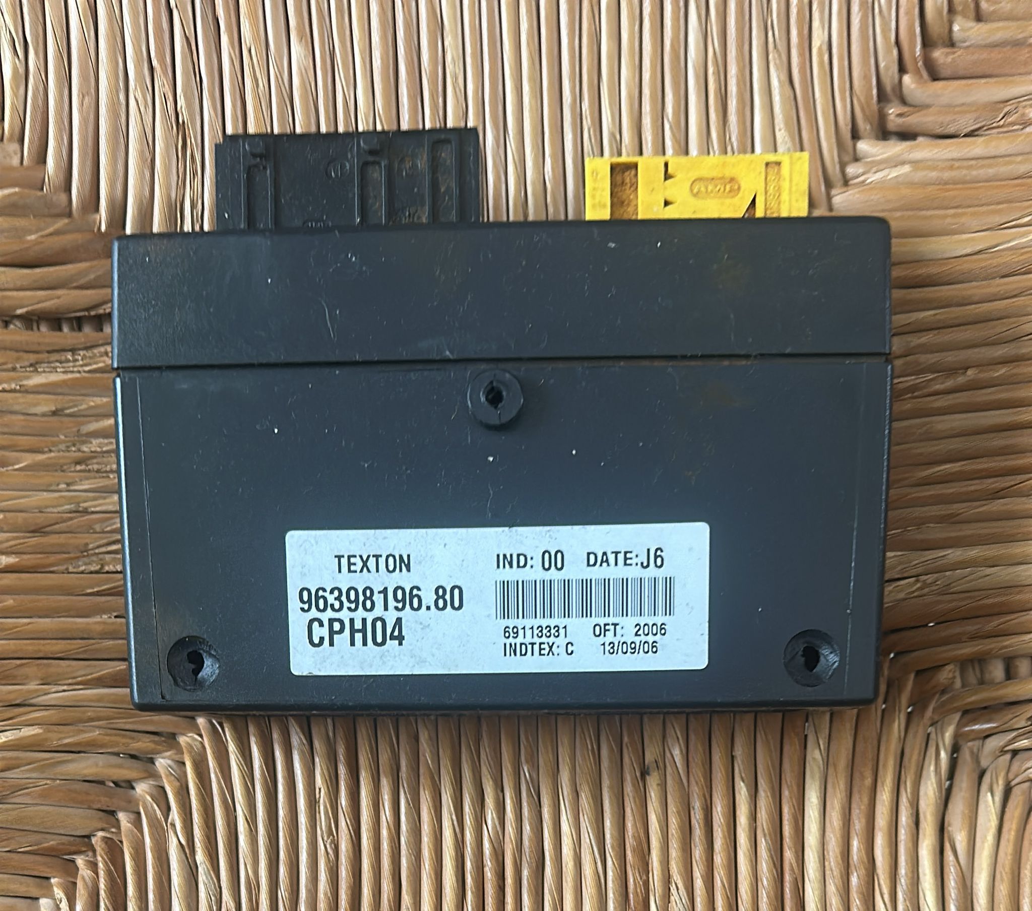 CENTRALINA COMFORT CITROEN Jumpy 1° Serie 9639819680 benzina 1 (95>03) 2625059