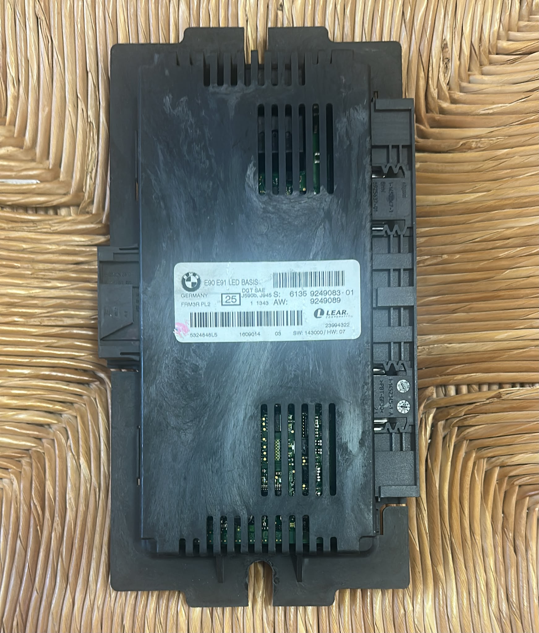 Bmw 9249083 61359249083 Electric Control Unit Ecu 61359249083-01 lear e91 92490898