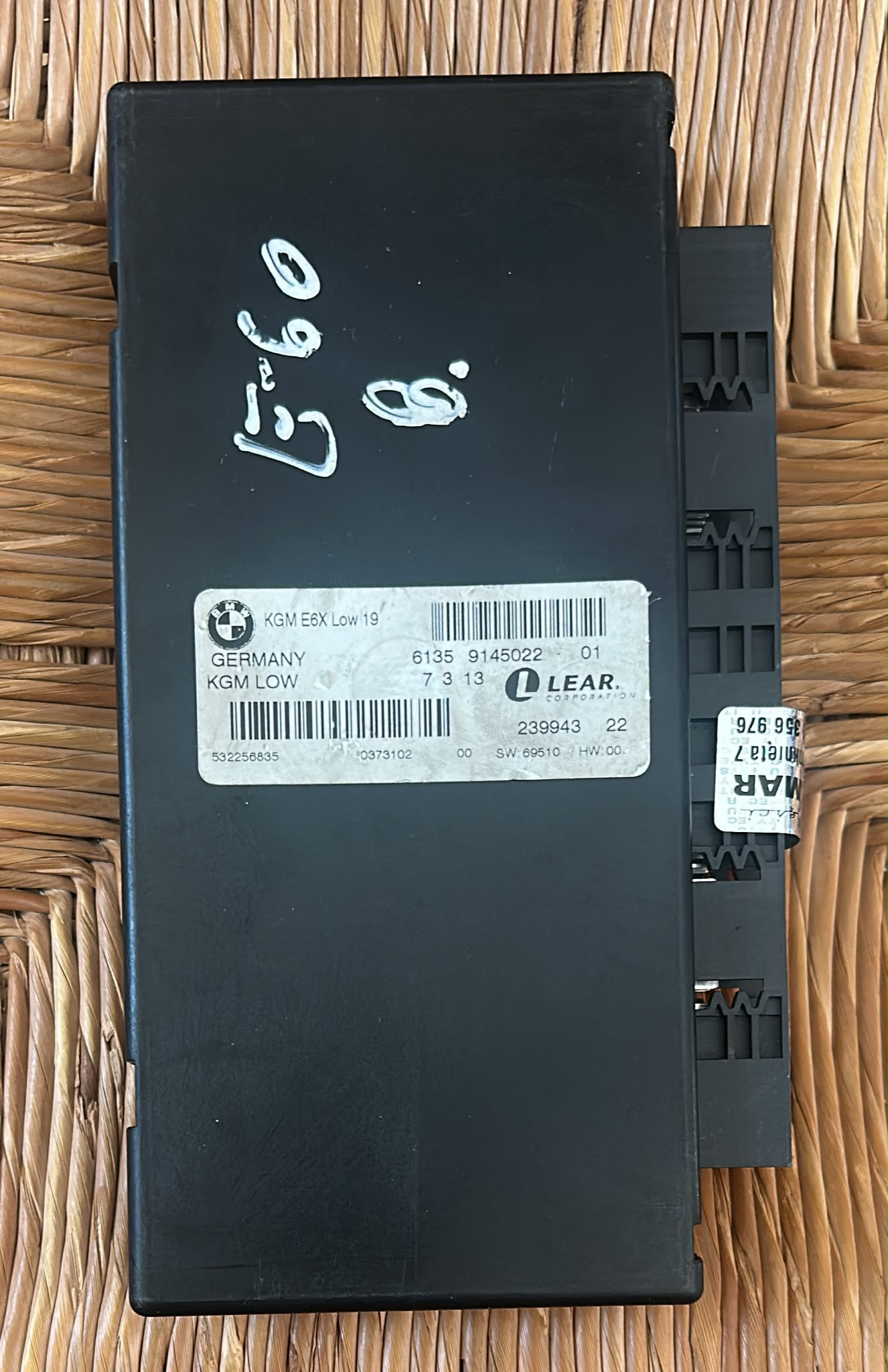 6135 9145022 modulo elettronico BMW SERIE 5 BERLINA E60 520I 2003 169445 239943