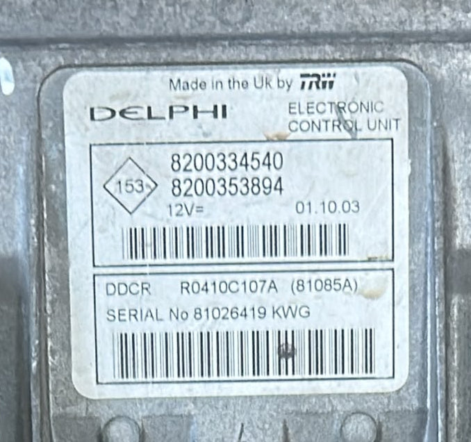 NISSAN ALMERA II Hatchback (N16) 1.5 dCi 8200334540 R0410C107A 8200353894
