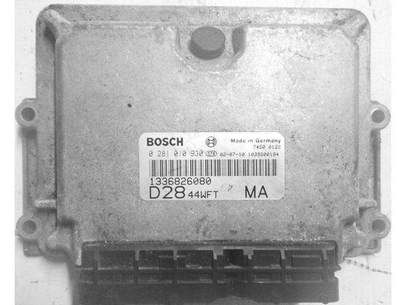 Fiat Ducato Centralina/modulo del motore 0281010930 1345195080 1039S05702 D28 44WFT MA