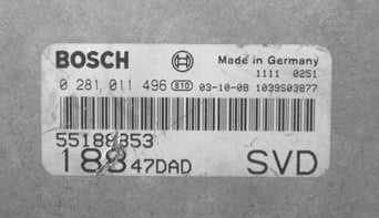 CENTRALINA MOTORE FIAT PUNTO 0281011496 EDC15C7 2.3