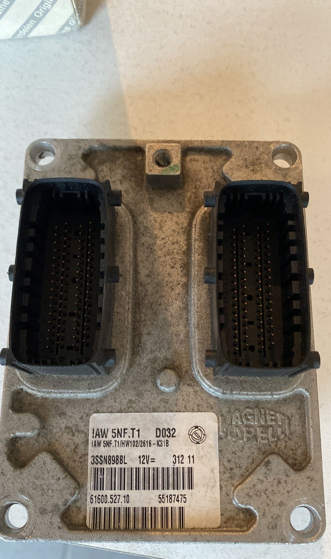 ECU FIAT STILO 1.6L IAW 5NF.T1 HW102 55180283 55181521 55187475
