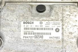 Ecu chrysler voyager 2.5 crd bosch 0281011064 p04727665ab