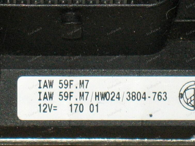 Centralina motore ecu fiat seicento IAW59fM7 HW024 vergine