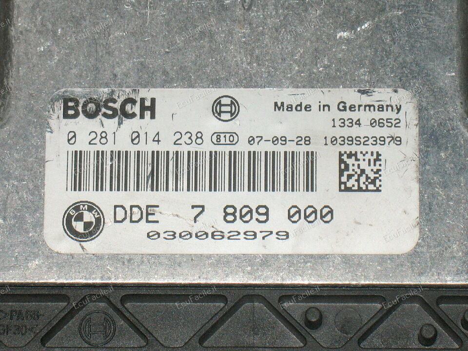ECU BMW E60 520 2.0 D BOSCH 0281014238 DDE7809000 EDC17CP02