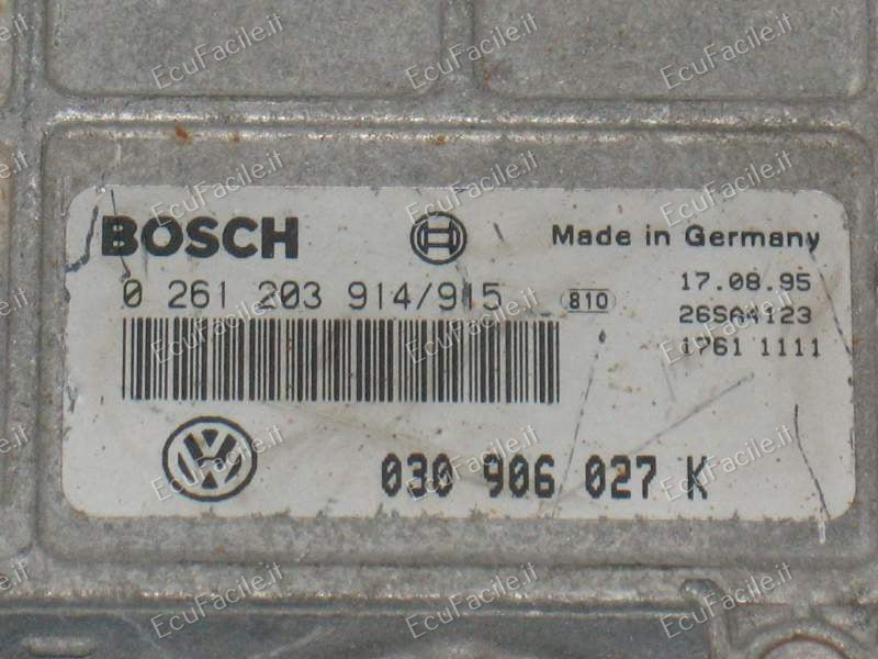 Centralina Motore ECU VW Volkswagen Polo 1.4 Bosch 0261203914 / 0261203915 – 030906027P MP9.0