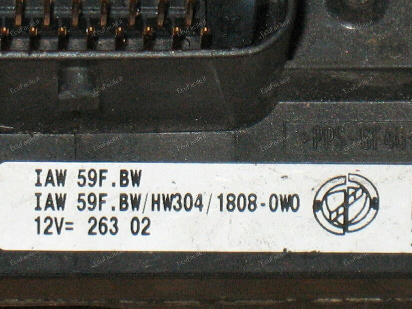 Ecu centralina motore fiat Palio 1.2cc iaw 59F.BW HW304