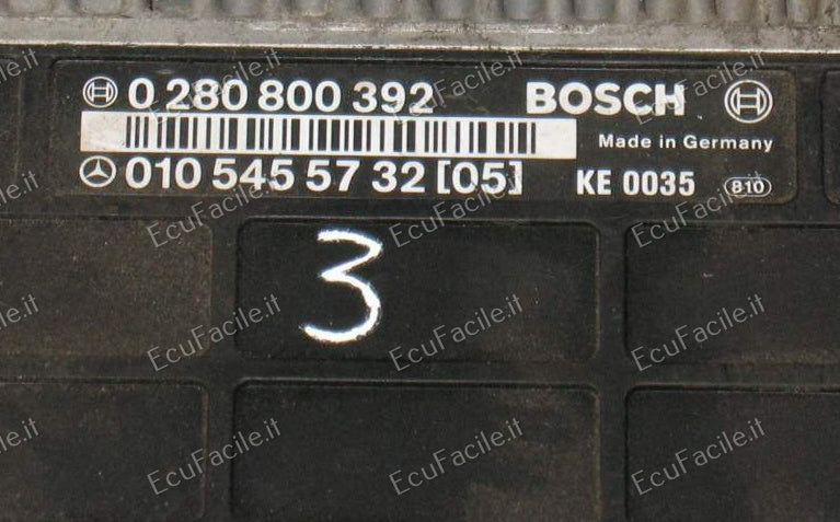 ECU MERCEDES-BENZ E 190 0280800392 0105455732