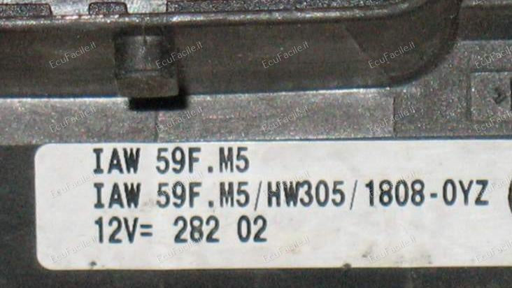 ECU IAW 59F.M5 HW305 1808-OYZ Lancia Ypsilon fiat punto II 1.2 iaw 59f.m5/hw005/3502-y2p 59F.M5 / HW305