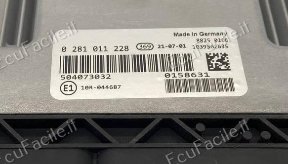 Ecu Iveco Daily 2.3 2.8 3.0 0281011228 504073032 EDC 16C8-1.31