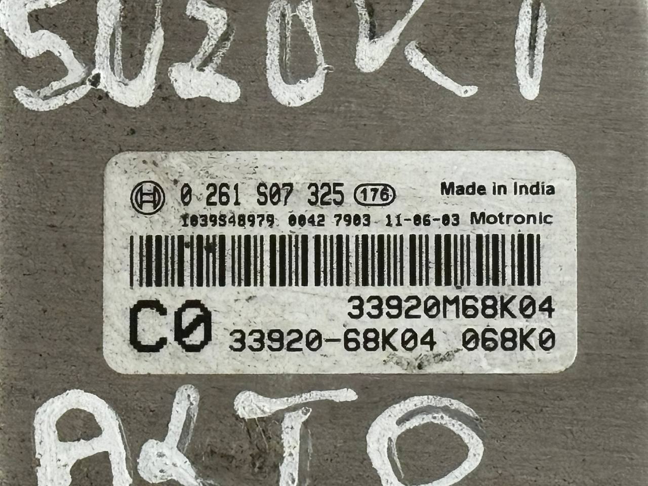 ECU Suzuki Alto 1.0 ECU BOSCH 0261S07325 33920-68K04