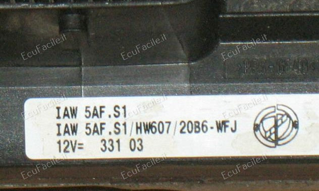 ECU FIAT PANDA 1.2 IAW 5AF.S1 HW607 55193435 6160057804 5AF