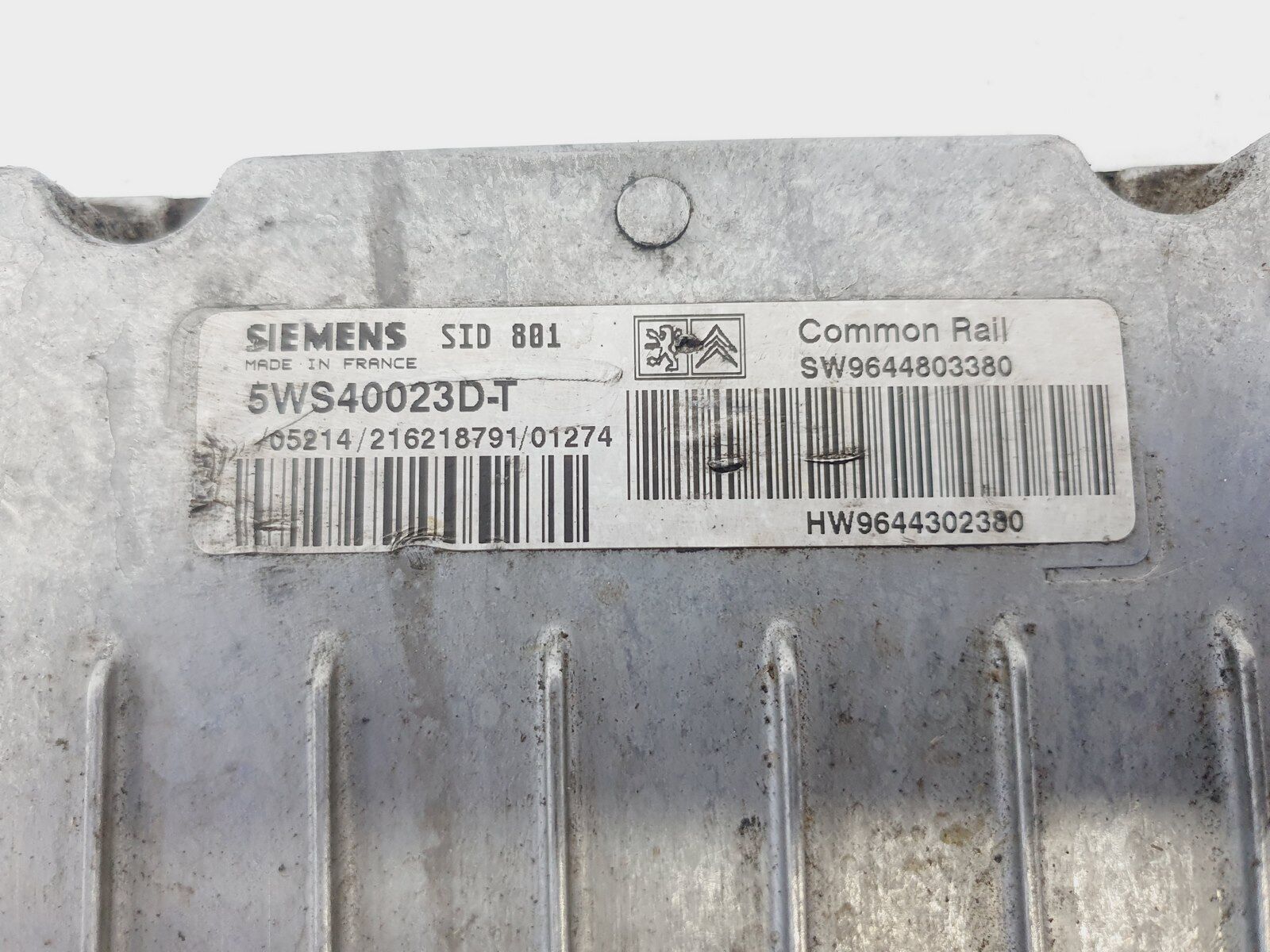 SID801 / 5WS40023D-T SW9644803380 / HW9644302380