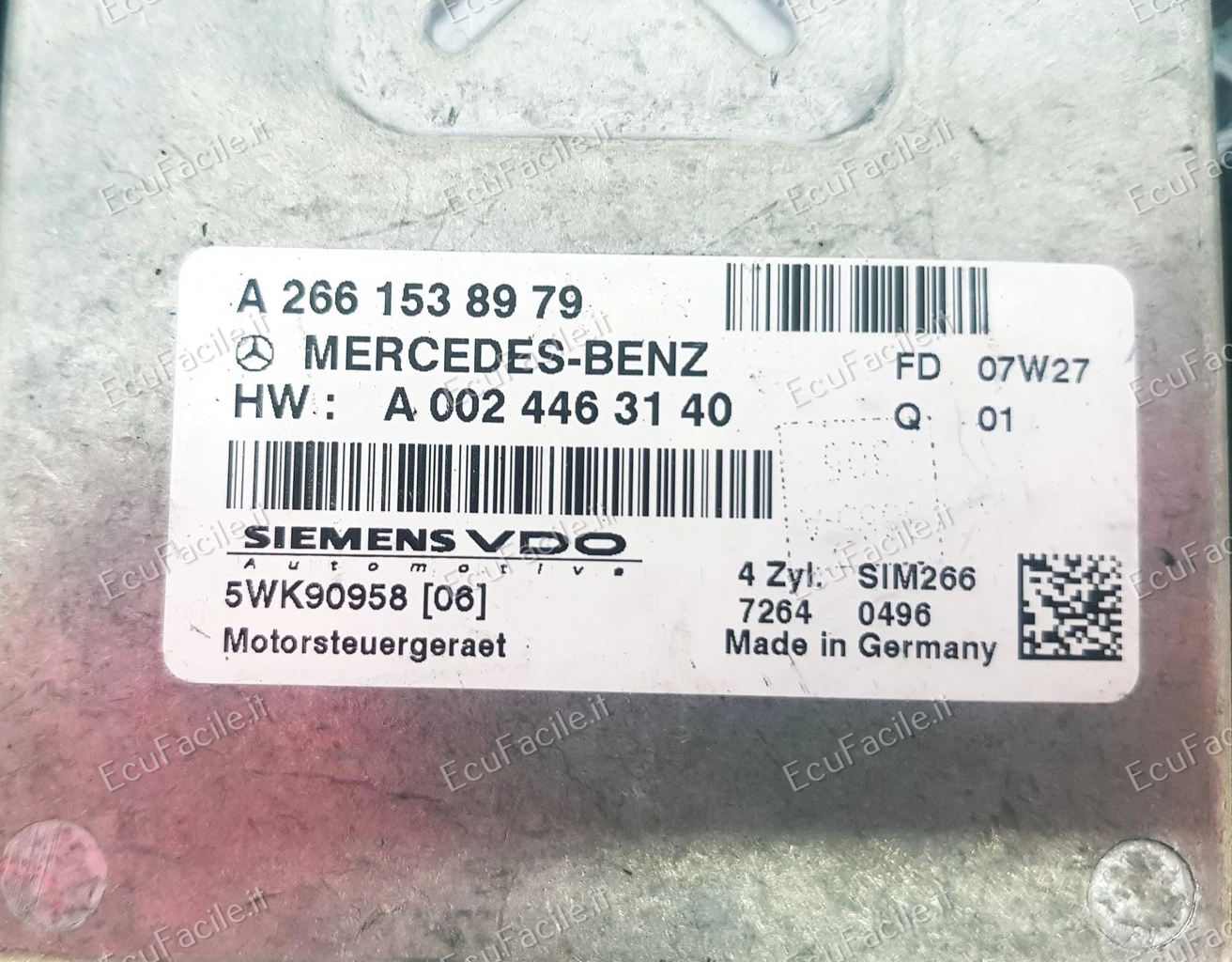 ECU Siemens VDO A2661538979 A0024463140 5WK90958