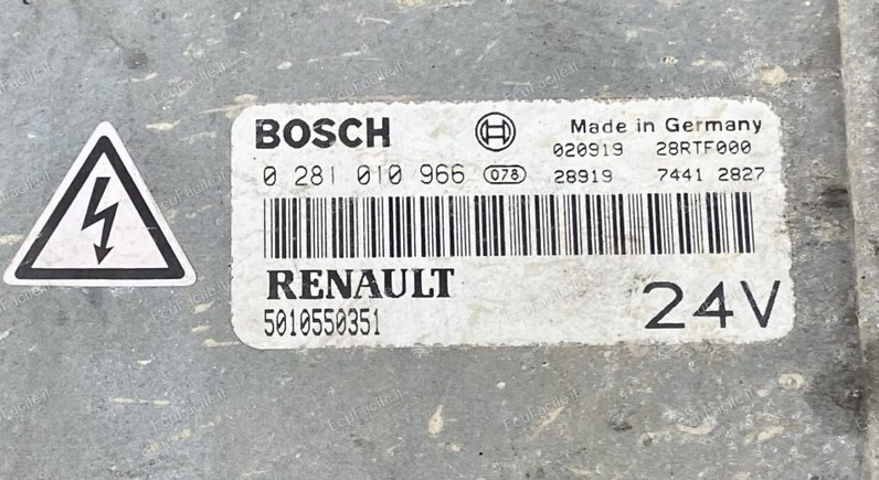 RENAULT Premium dCi 420 ECU EDC 5010550351 0281010966 28RTF000
