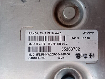 Centralina Motore Fiat 500L Euro 5+ Codice 55263702 MJD 8F3.P9