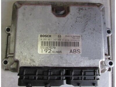 Centralina motore Fiat Stilo 1.9 JTD 0281011397 55187570 BOSCH EDC15C7-2.3