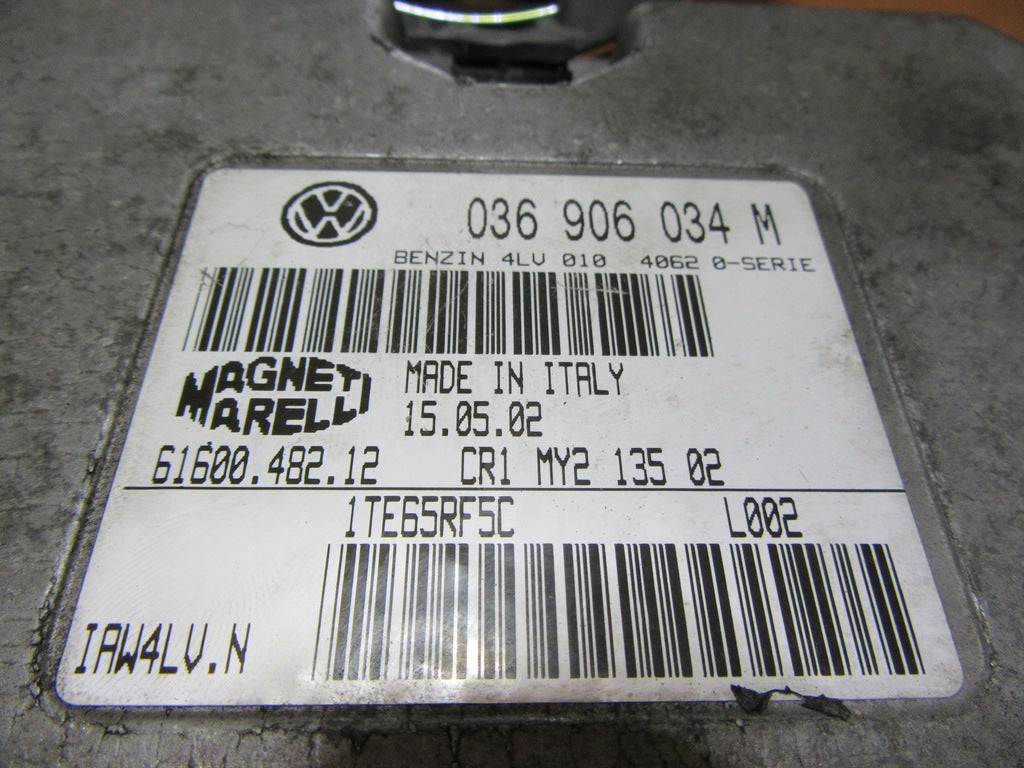 Centralina motore volkswagen polo 036906034m 61600.482.04 NUMERO 02K381P5A