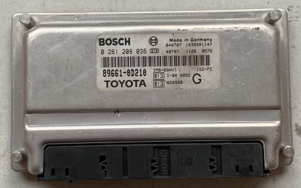 ECU TOYOTA YARIS 1.0 BOSCH 0261208036 89661-0D212