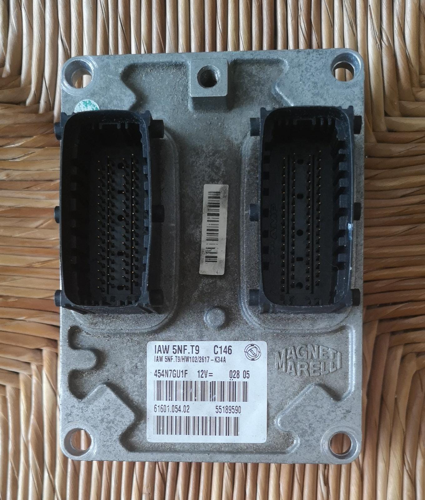 ECU FIAT STILO 1.6 IAW 5NF.T9 HW102 55189590 51759028