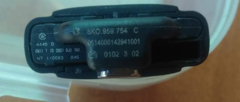 CHIAVE ORIGINALE Audi A4 S4 S5 RS5 Q5 A5 8KO959754C