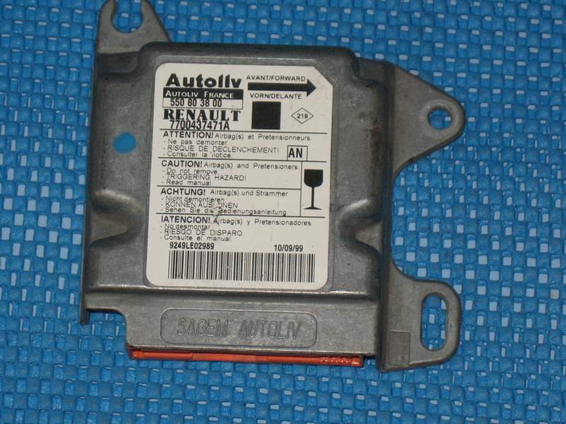Ecu airbag renault scenic i 7700437471a autoliv 550803800