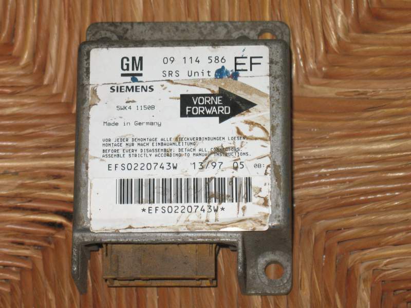 Airbag opel vectra b tigra siemens 09114586 5wk41150b