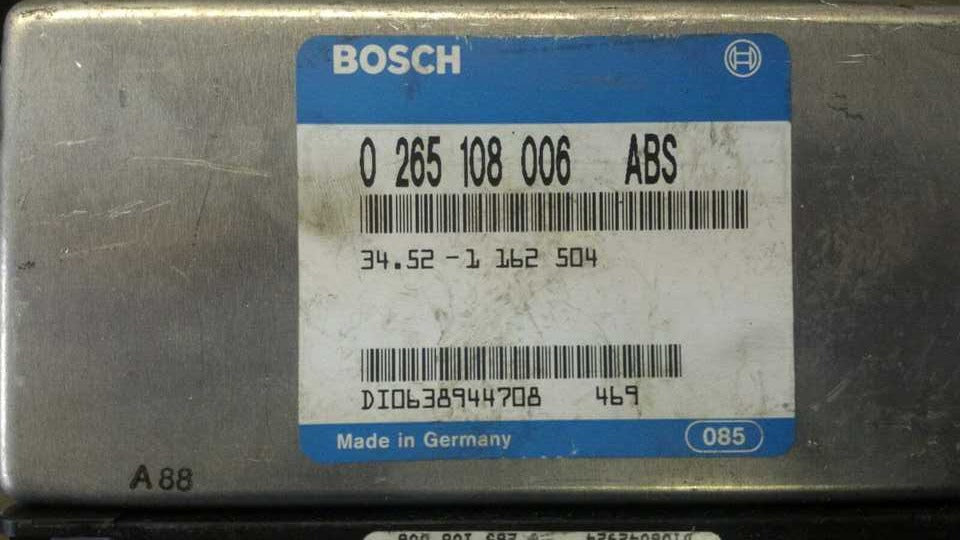 Centralita ABS BMW E34 BOSCH 0265108006 BMW 1 162 50