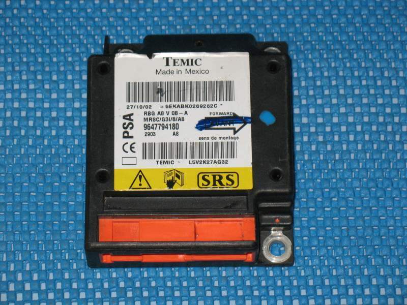 ECU AIRBAG CITROEN C3 9647794180 TEMIC L5V2K27AG32