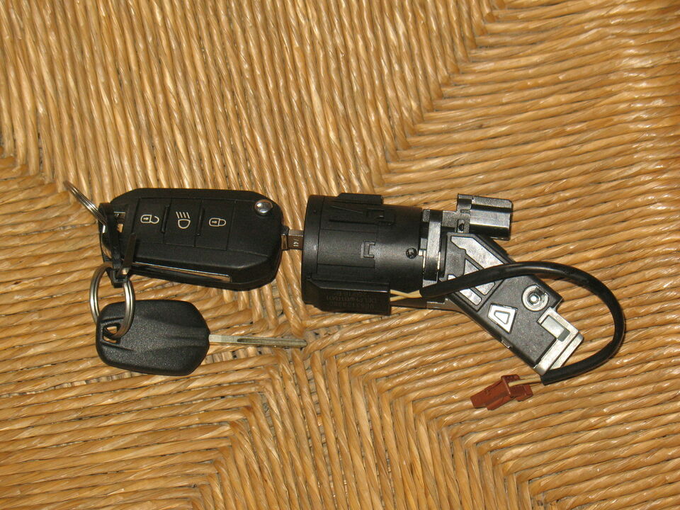 Blocchetto doppia chiave peugeot 2008 3008 1.6 9663123380