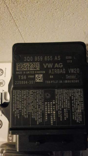 ECU AIRBAG Skoda Octavia III VW 20 3Q0959655AS 3Q0959655 AS