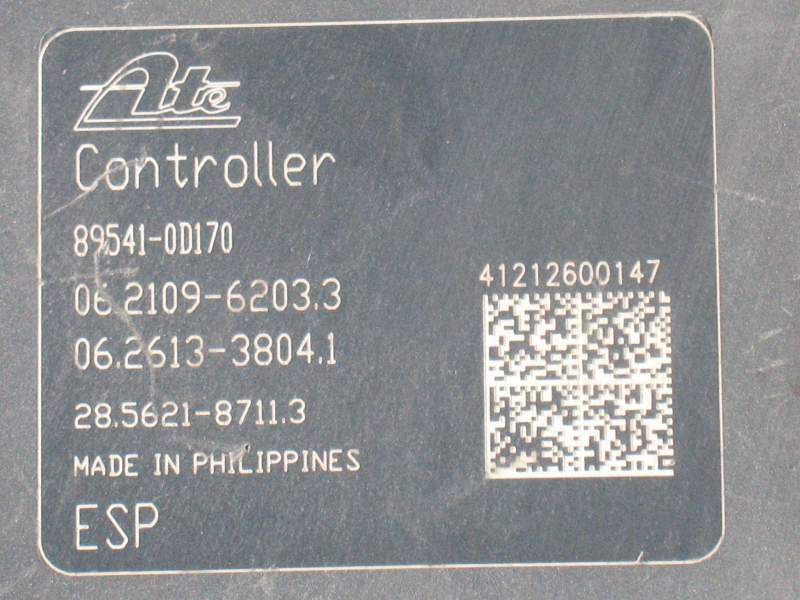 ABS TOYOTA YARIS, 445400D100, 06210962033, 06261338041