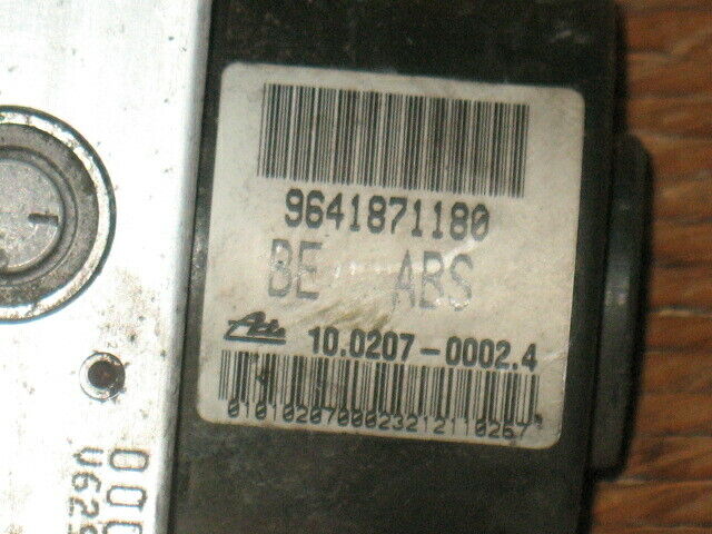 POMPA ABS PEUGEOT 206 1.4 9641871180 10.0207-0002.4 10097011053