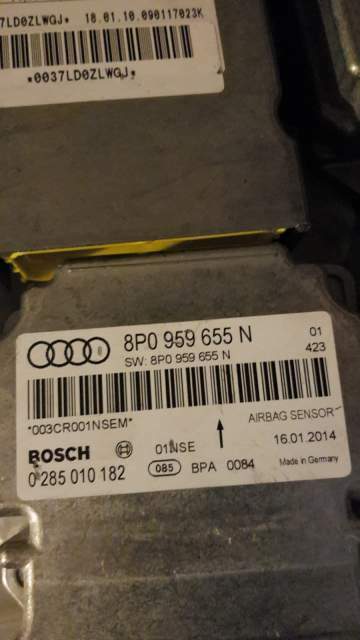 ECU AIRBAG Audi A3 8P0959655N Bosch 0285010182