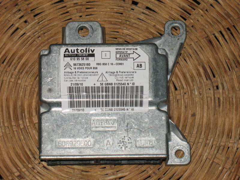 ECU AIRBAG CITROEN C4 PICASSO 1.6 AUTOLIV 610955800 9673625180