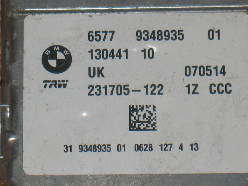 ECU AIRBAG BMW MINI COOPER 65779348935 231705-122