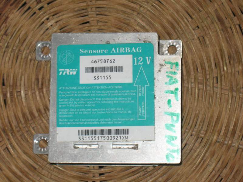 Fiat punto ecu airbag air bag trw codice 46758762