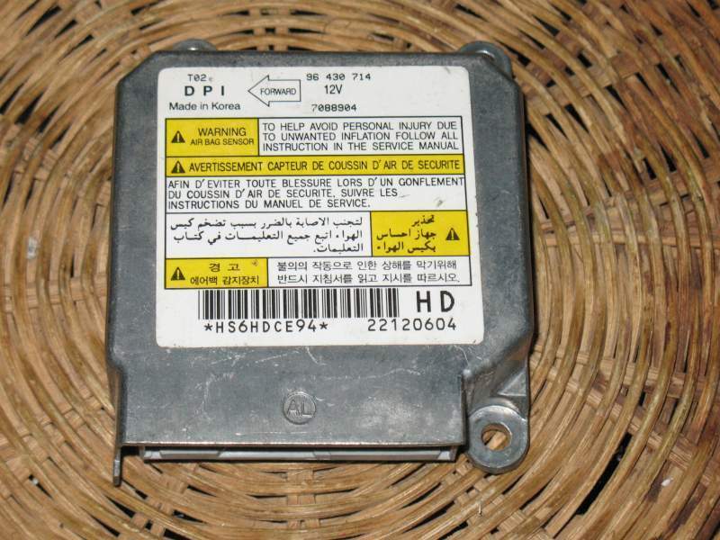 ECU AIRBAG Chevrolet Aveo, 96430714 HD 96 430 714 HD 7088904