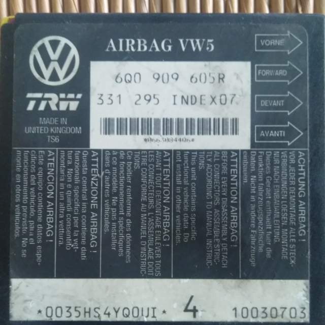 Centralina airbag 6Q0909605R Seat Ibiza TRW 331295 INDEX07