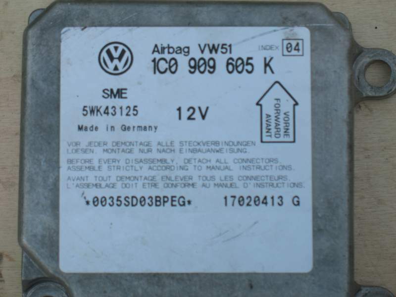 ECU VW POLO 1C0909605K 10 1C0 909 605 K 5WK43125 1CO909605K
