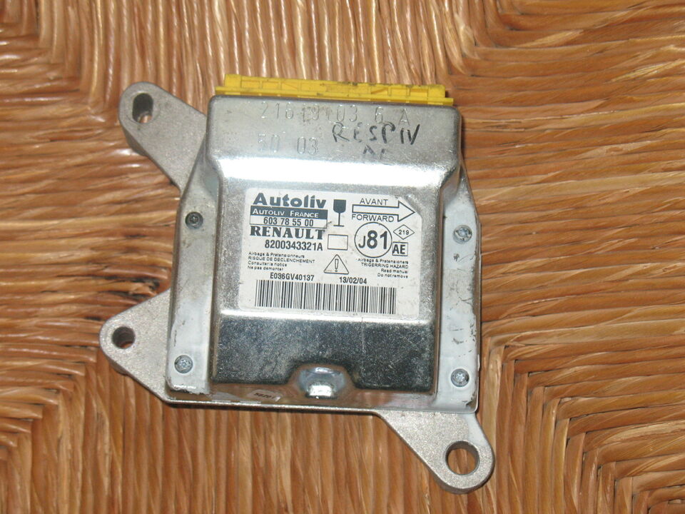 Renault Espace 4 IV Airbag ecu 8200343321 A 2002/11-2015