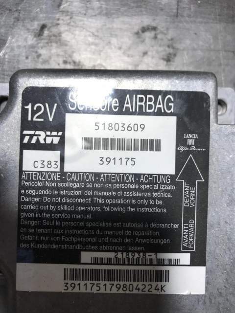 Centralina Sensore AIRBAG FIAT PANDA anno 2004-2010 51803609