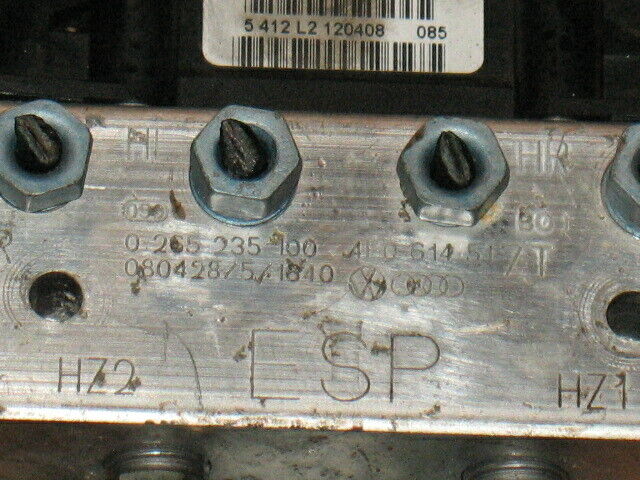 ABS POMPA AUDI A6 BOSCH 0265235100 4F0614517T 0265950556