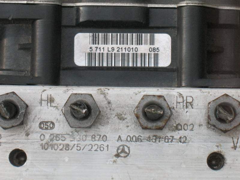 ABS MERCEDES W169, BOSCH 0265230870, A0064316712, 0265951352