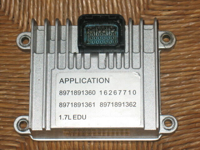 Ecu pompa gasolio opel astra corsa 1.7 isuzu 16267710 8971891360