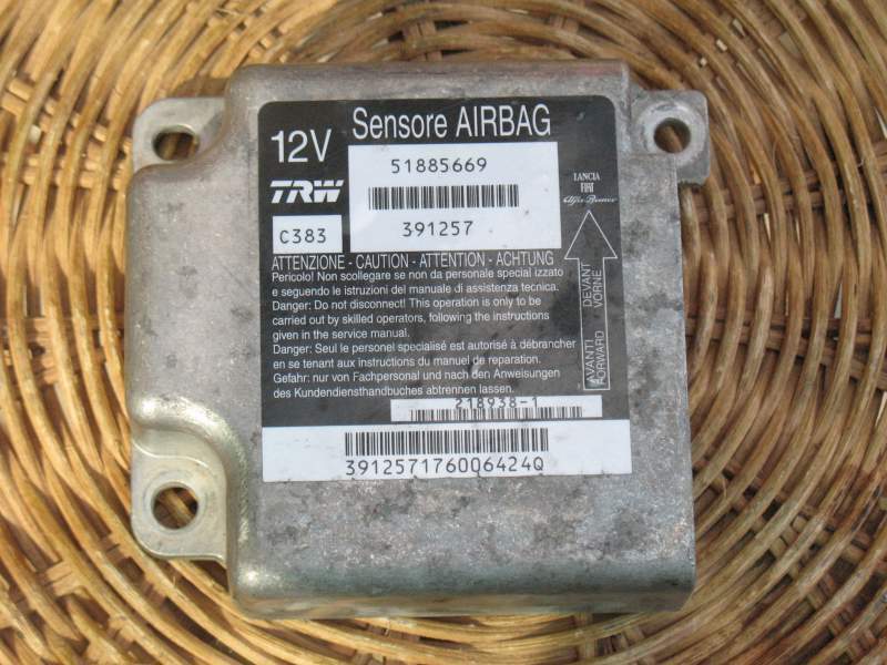 AIRBAG fiat panda 1.4 benzina, 51885669 391257 C383